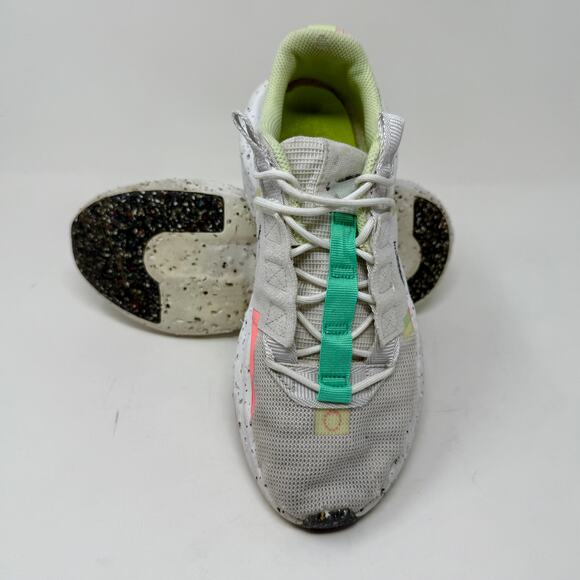 Nike Crater Impact Run Shoe Womens 8 White Green Sporty Sturdy I.9.3 Lightweight - Picture 11 of 15
